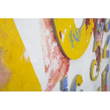 OBRAZ NA PŁÓTNIE MUSIC 100X3,5X100 cm